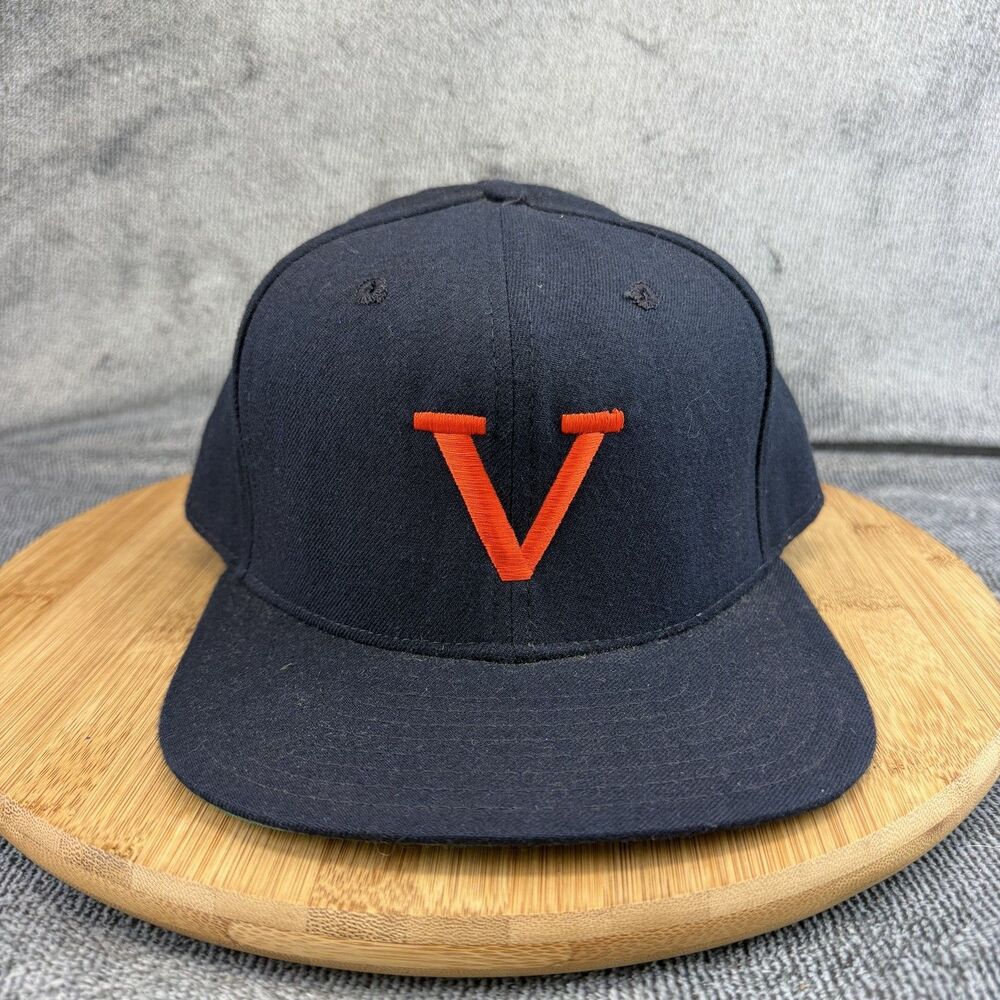 Vtg Virginia Cavaliers Mens Hat Cap Snap Back Edward Scissorhands USA New Era